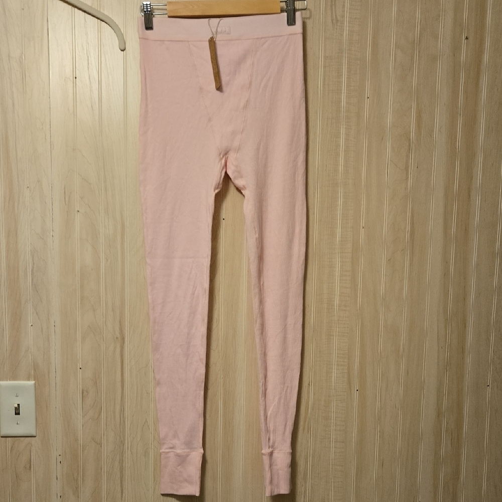 Skims Cotton Rib Leggings Cherry Blossom